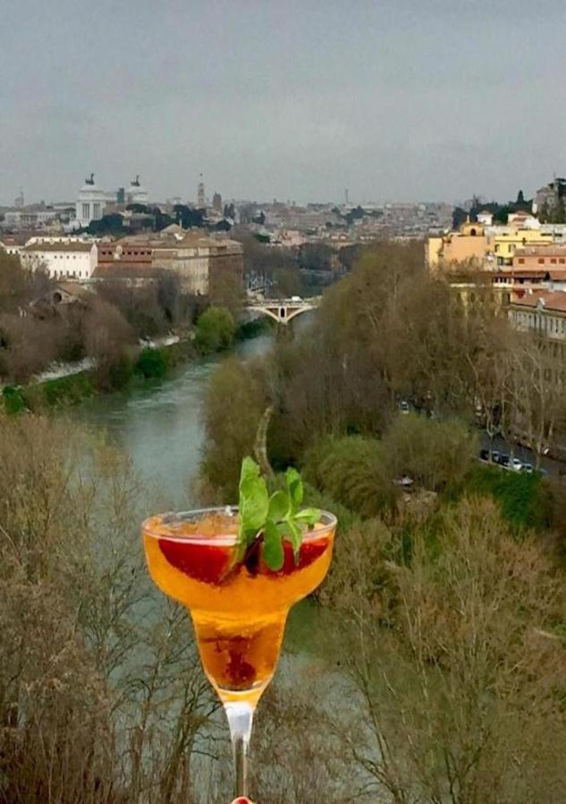 Terrace With Tiber View - Trastevere Roma Eksteriør bilde